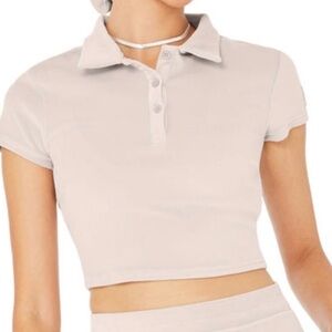 Alo Yoga‎ velour choice polo blush